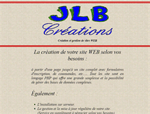 Tablet Screenshot of jlbcreations.jlbweb.fr